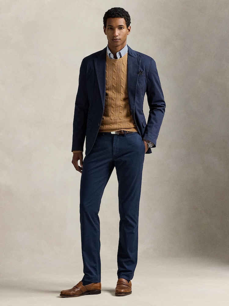 Polo Ralph Lauren Blue Flat Trousers - Image 1 of 6
