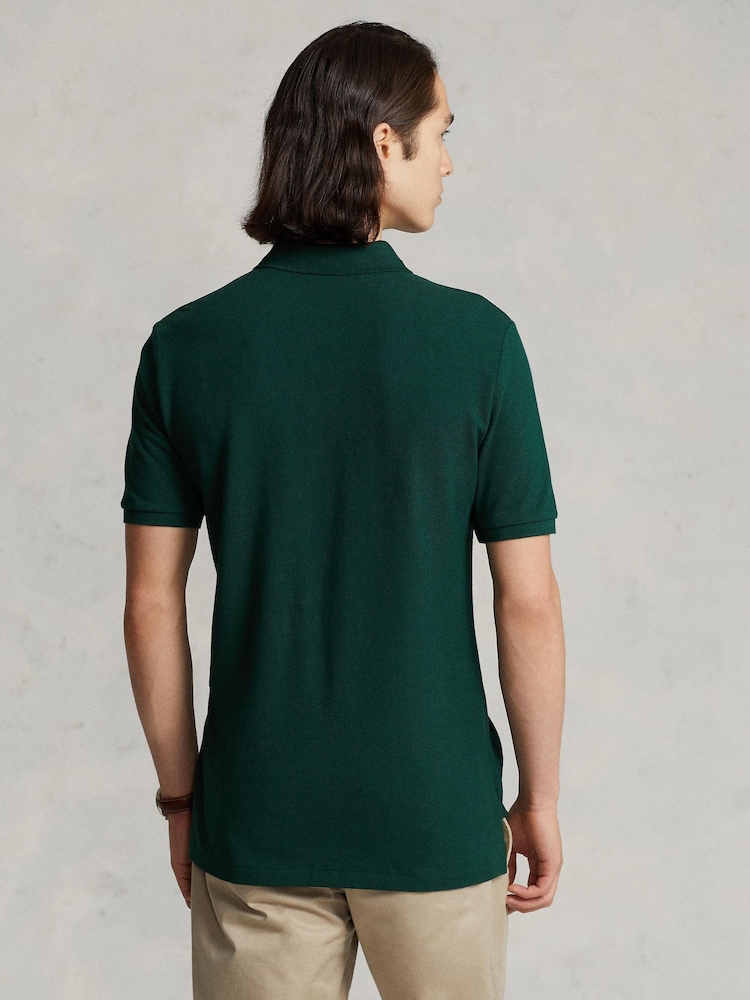 Polo Ralph Lauren Green Short Sleeve Mesh Polo Shirt - Image 2 of 5
