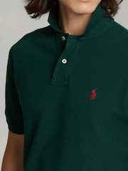 Polo Ralph Lauren Green Short Sleeve Mesh Polo Shirt - Image 4 of 5