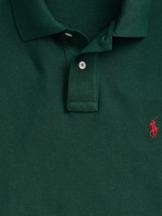 Polo Ralph Lauren Green Short Sleeve Mesh Polo Shirt - Image 5 of 5