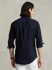 Polo Ralph Lauren Blue Long Sleeve Custom Fit Oxford Shirt - Image 2 of 4
