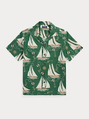 Polo Ralph Lauren Green Short Sleeve Sport Shirt - Image 6 of 7