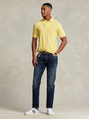 Polo Ralph Lauren Yellow Short Sleeve Mesh Polo Shirt - Image 3 of 5