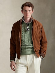 Polo Ralph Lauren Brown Bomber Jacket - Image 1 of 8