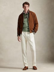 Polo Ralph Lauren Brown Bomber Jacket - Image 3 of 8