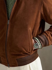 Polo Ralph Lauren Brown Bomber Jacket - Image 5 of 8