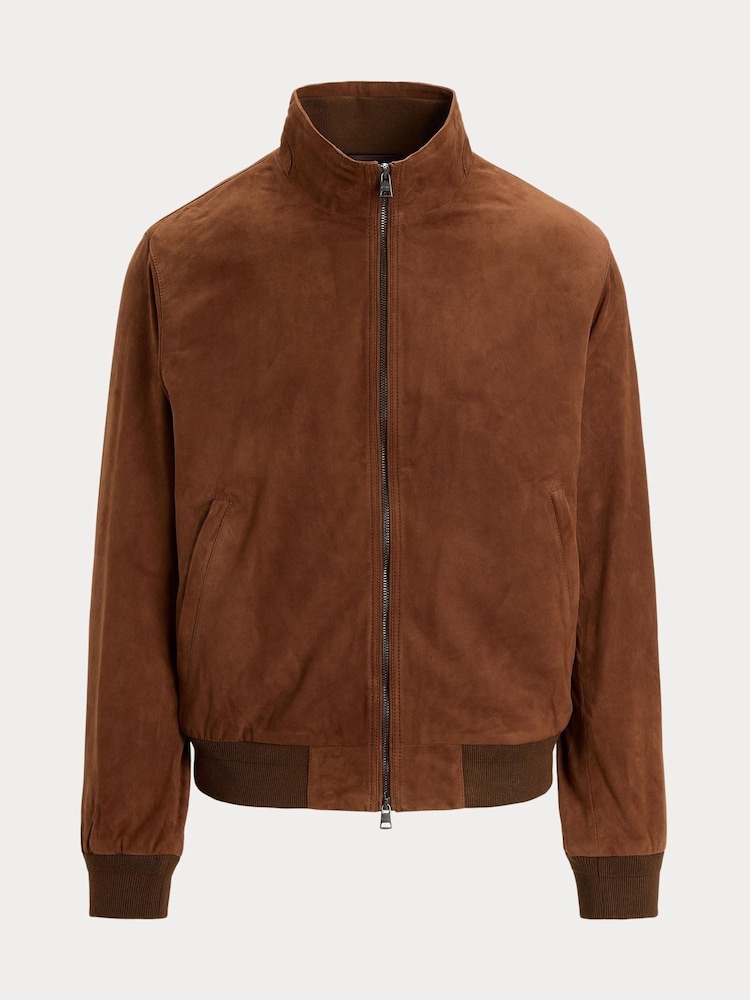 Polo Ralph Lauren Brown Bomber Jacket - Image 8 of 8