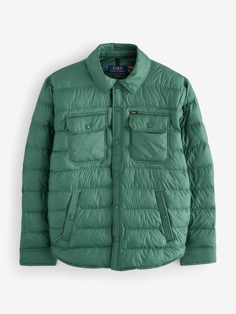 Polo Ralph Lauren Green Insulated Shirt Jacket - Image 1 of 1