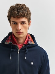 Polo Ralph Lauren Blue Long Sleeve Zip-Up Hoodie - Image 6 of 6