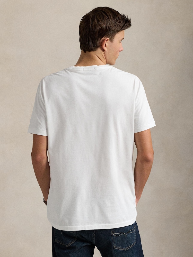 Polo Ralph Lauren White Short Sleeve T-Shirt - Image 2 of 5