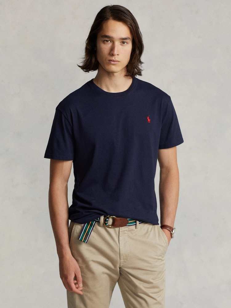 Polo Ralph Lauren Navy Blue Short Sleeve T-Shirt - Image 1 of 4