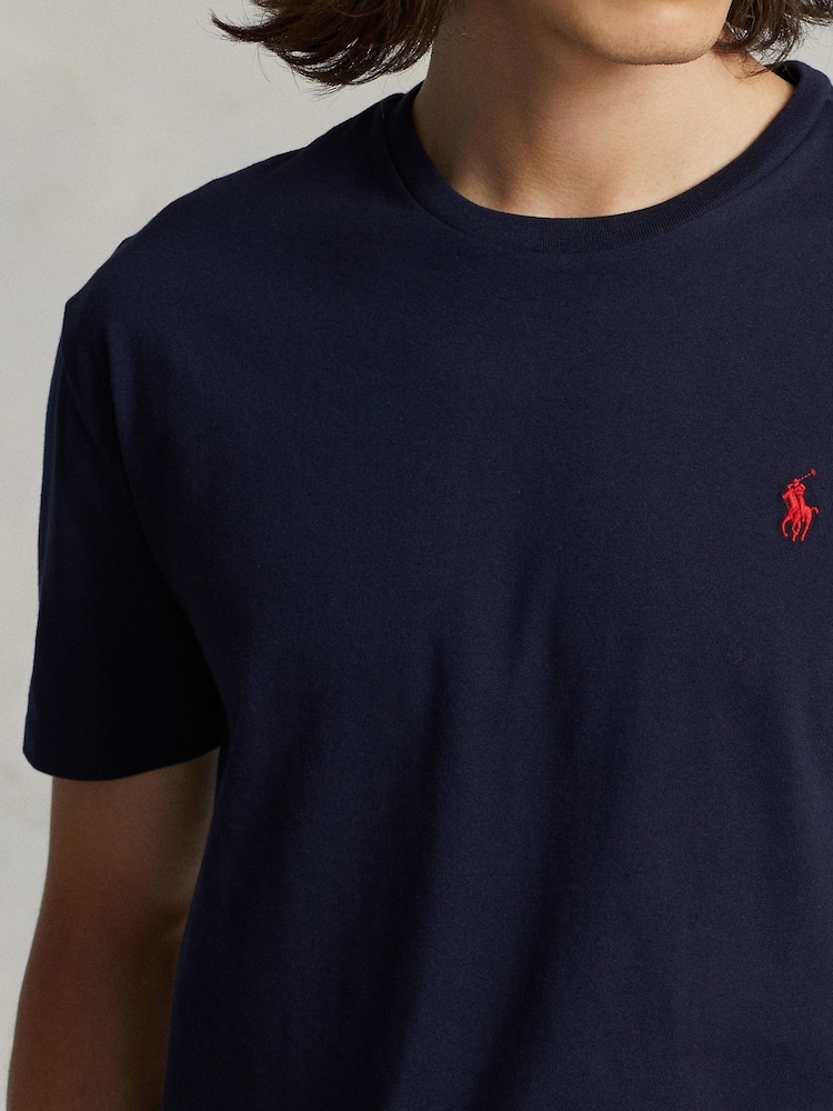 Polo Ralph Lauren Navy Blue Short Sleeve T-Shirt - Image 4 of 4