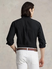 Polo Ralph Lauren Black Long Sleeve Custom Fit Oxford Shirt - Image 2 of 5