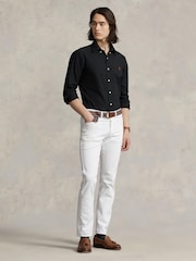 Polo Ralph Lauren Black Long Sleeve Custom Fit Oxford Shirt - Image 3 of 5