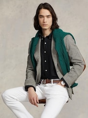 Polo Ralph Lauren Black Long Sleeve Custom Fit Oxford Shirt - Image 4 of 5