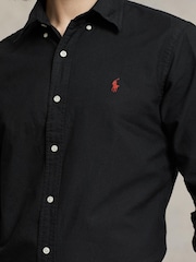 Polo Ralph Lauren Black Long Sleeve Custom Fit Oxford Shirt - Image 5 of 5