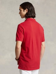 Polo Ralph Lauren Red Short Sleeve Mesh Polo Shirt - Image 2 of 4