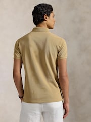 Polo Ralph Lauren Brown Short Sleeve Mesh Polo Shirt - Image 3 of 6