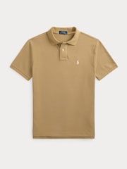Polo Ralph Lauren Brown Short Sleeve Mesh Polo Shirt - Image 6 of 6