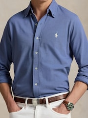 Polo Ralph Lauren Blue Long Sleeve Sport Shirt - Image 4 of 5