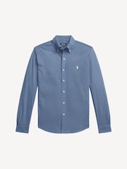 Polo Ralph Lauren Blue Long Sleeve Sport Shirt - Image 5 of 5