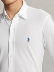 Polo Ralph Lauren White Featherweight Mesh Shirt - Image 5 of 5