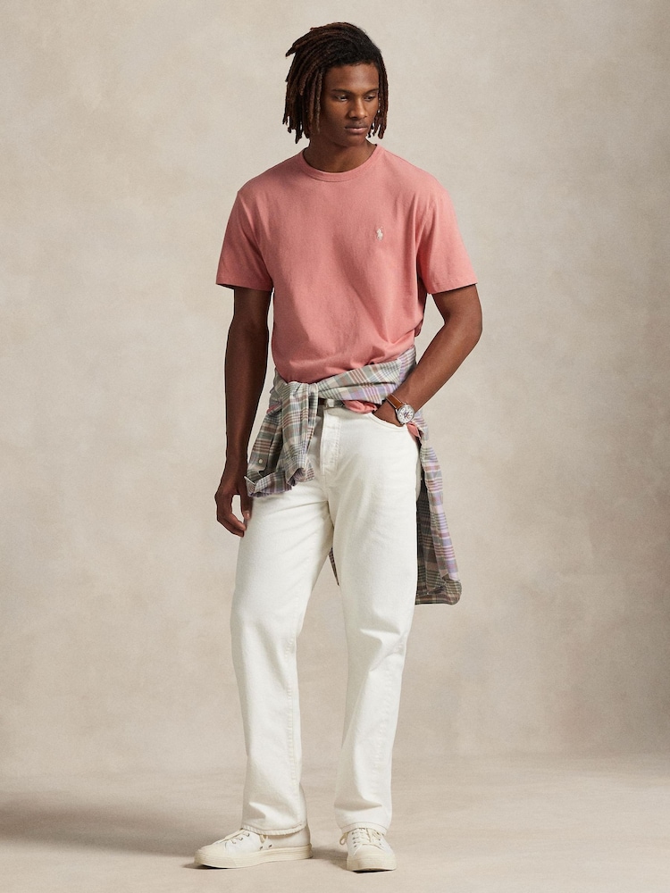 Polo Ralph Lauren Pink Short Sleeve T-Shirt - Image 2 of 6 Polo Ralph Lauren Pink Short Sleeve T-Shirt - Image 2 of 6
