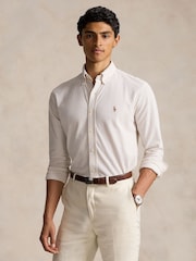 Polo Ralph Lauren White Long Sleeve Sport Shirt - Image 1 of 4