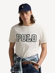Polo Ralph Lauren Cream Short Sleeve T-Shirt - Image 1 of 4