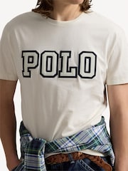 Polo Ralph Lauren Cream Short Sleeve T-Shirt - Image 4 of 4