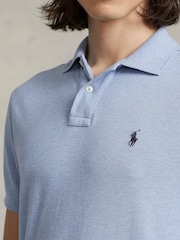 Polo Ralph Lauren Light Blue Short Sleeve Mesh Polo Shirt - Image 4 of 4