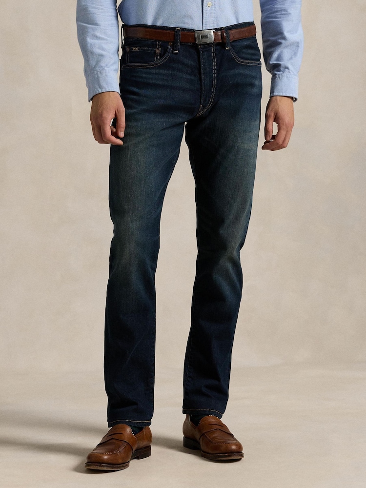Polo Ralph Lauren Dark Blue Full Length Slim Jeans - Image 1 of 5