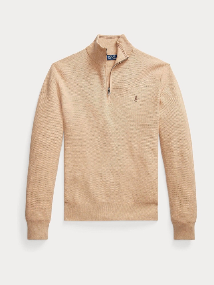 Polo Ralph Lauren Natural Long Sleeve Pullover Jumper - Image 5 of 5