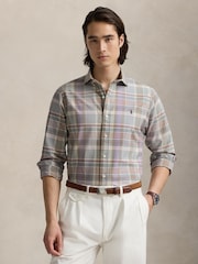 Polo Ralph Lauren Green Long Sleeve Sport Shirt - Image 1 of 6