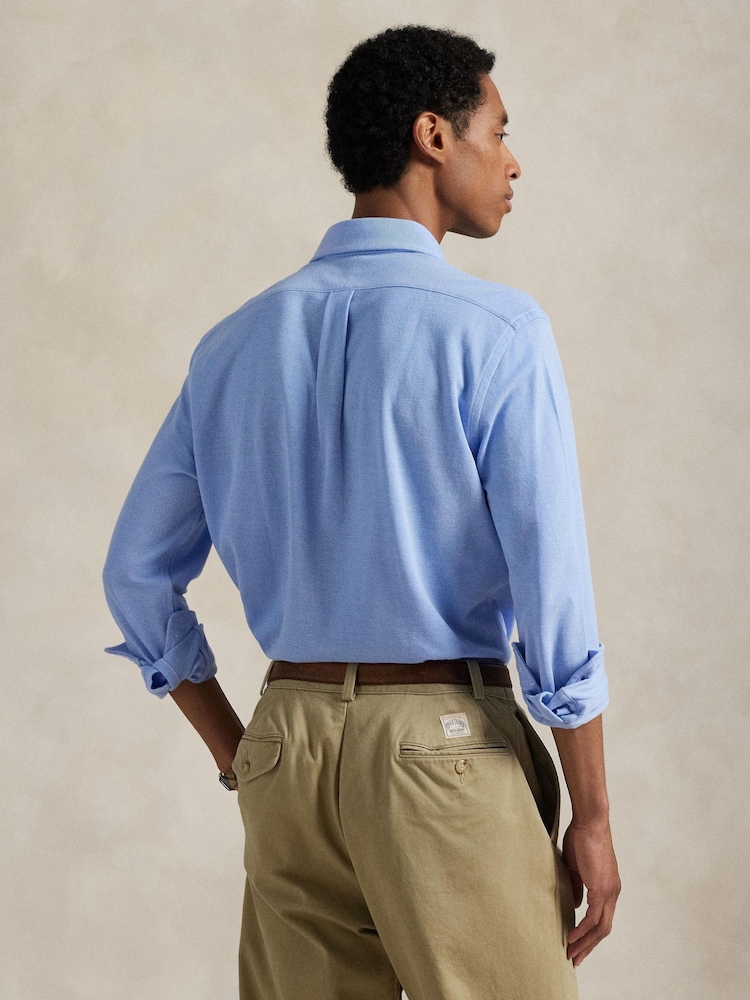 Polo Ralph Lauren Blue Long Sleeve Sport Shirt - Image 2 of 4
