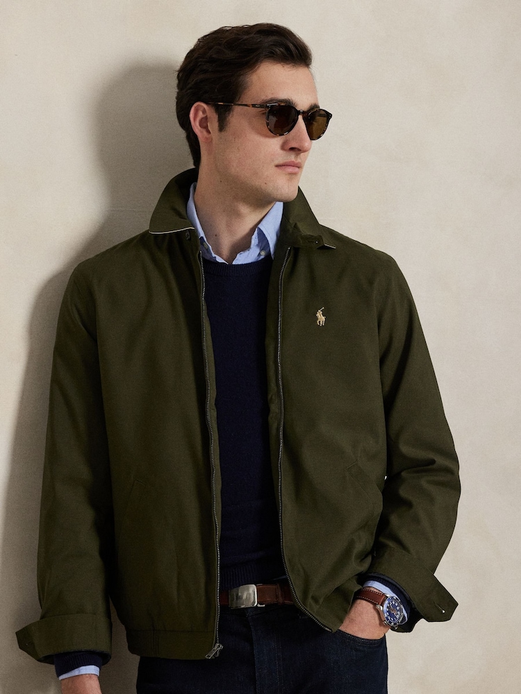 Polo Ralph Lauren Green Swing Windbreaker - Image 1 of 5 Polo Ralph Lauren Green Swing Windbreaker - Image 1 of 5