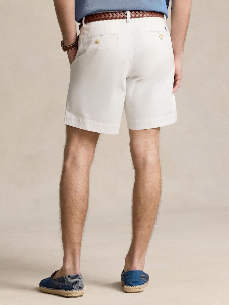 Polo Ralph Lauren White Flat Shorts - Image 2 of 5