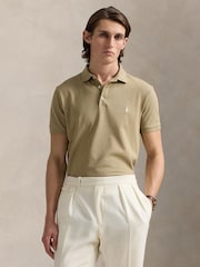Polo Ralph Lauren Natural Short Sleeve Polo Shirt - Image 1 of 4