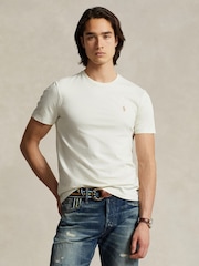 Polo Ralph Lauren Cream Short Sleeve T-Shirt - Image 1 of 5