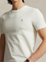 Polo Ralph Lauren Cream Short Sleeve T-Shirt - Image 4 of 5