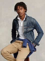Polo Ralph Lauren White Short Sleeve Mesh Polo Shirt - Image 4 of 5