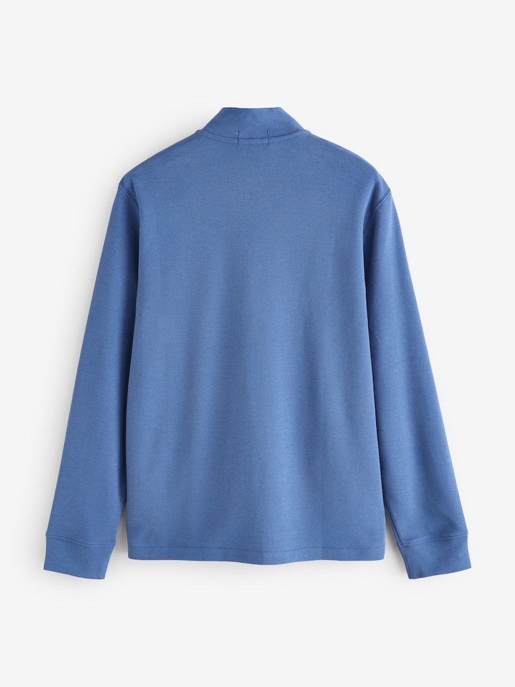 Polo Ralph Lauren Blue Long Sleeve Knit Shirt - Image 2 of 5