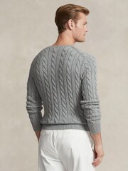 Polo Ralph Lauren Grey Driver Long Sleeve Pullover Jumper - Image 3 of 5