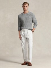 Polo Ralph Lauren Grey Driver Long Sleeve Pullover Jumper - Image 4 of 5