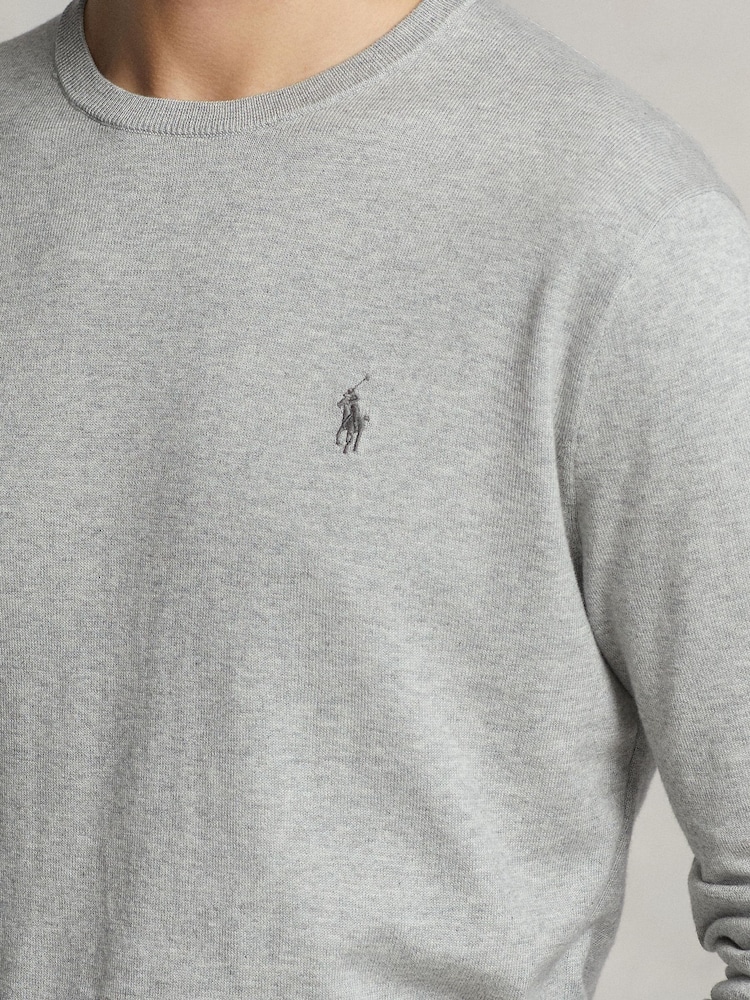 Polo Ralph Lauren Grey Long Sleeve Sweater - Image 4 of 4