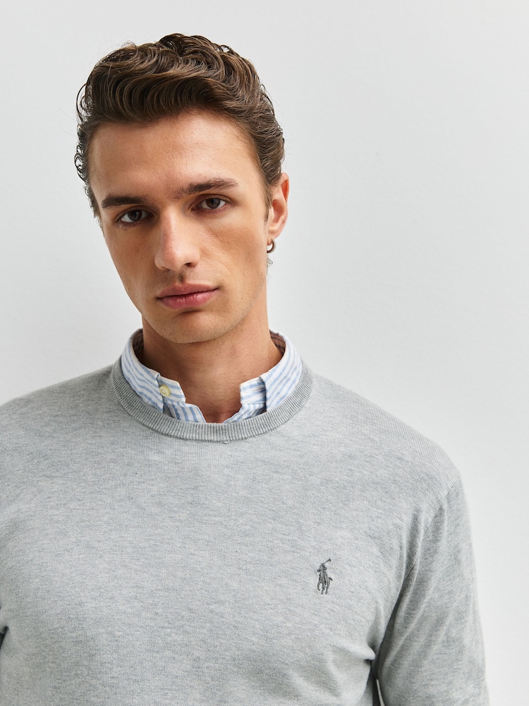 Polo Ralph Lauren Grey Long Sleeve Sweater - Image 5 of 5