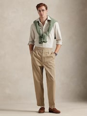 Polo Ralph Lauren Natural Long Sleeve Sport Shirt - Image 2 of 9