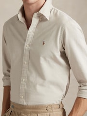 Polo Ralph Lauren Natural Long Sleeve Sport Shirt - Image 6 of 9