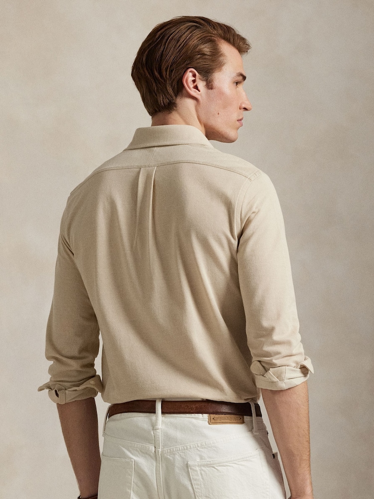 Polo Ralph Lauren Natural Long Sleeve Sport Shirt - Image 2 of 7