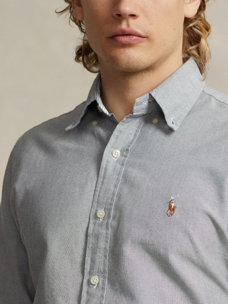 Polo Ralph Lauren Grey Long Sleeve Sport Shirt - Image 5 of 5